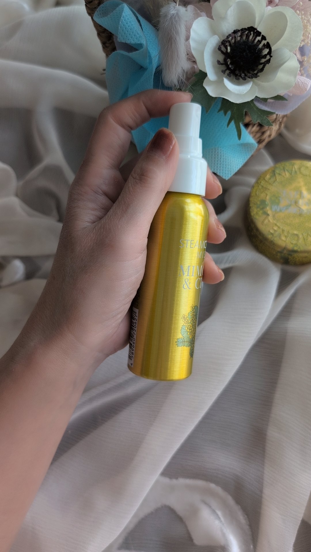 STEAMCREAM スチームクリーム ミスト ミモザ＆CICAのクチコミ「春が来たよ～♪
春を感じるコスメ
スチームクリーム
「ミスト ミモザ＆CICA」

ミストは季.....」（1枚目）