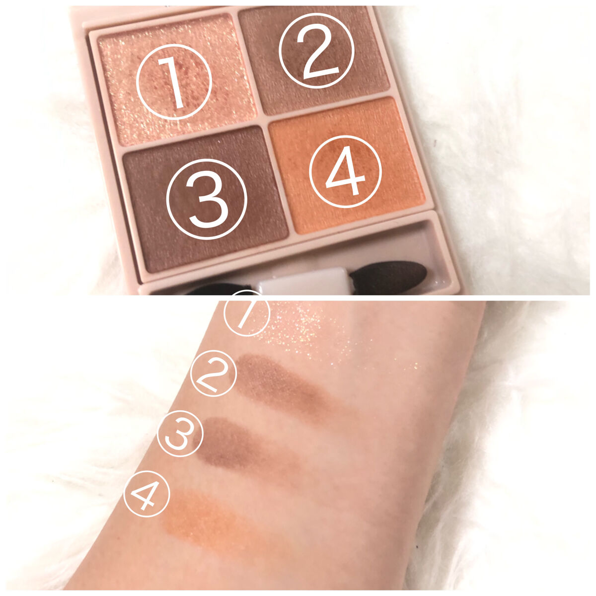 シルキースフレアイズ（マットタイプ）/キャンメイク/アイシャドウパレットを使ったクチコミ（2枚目）