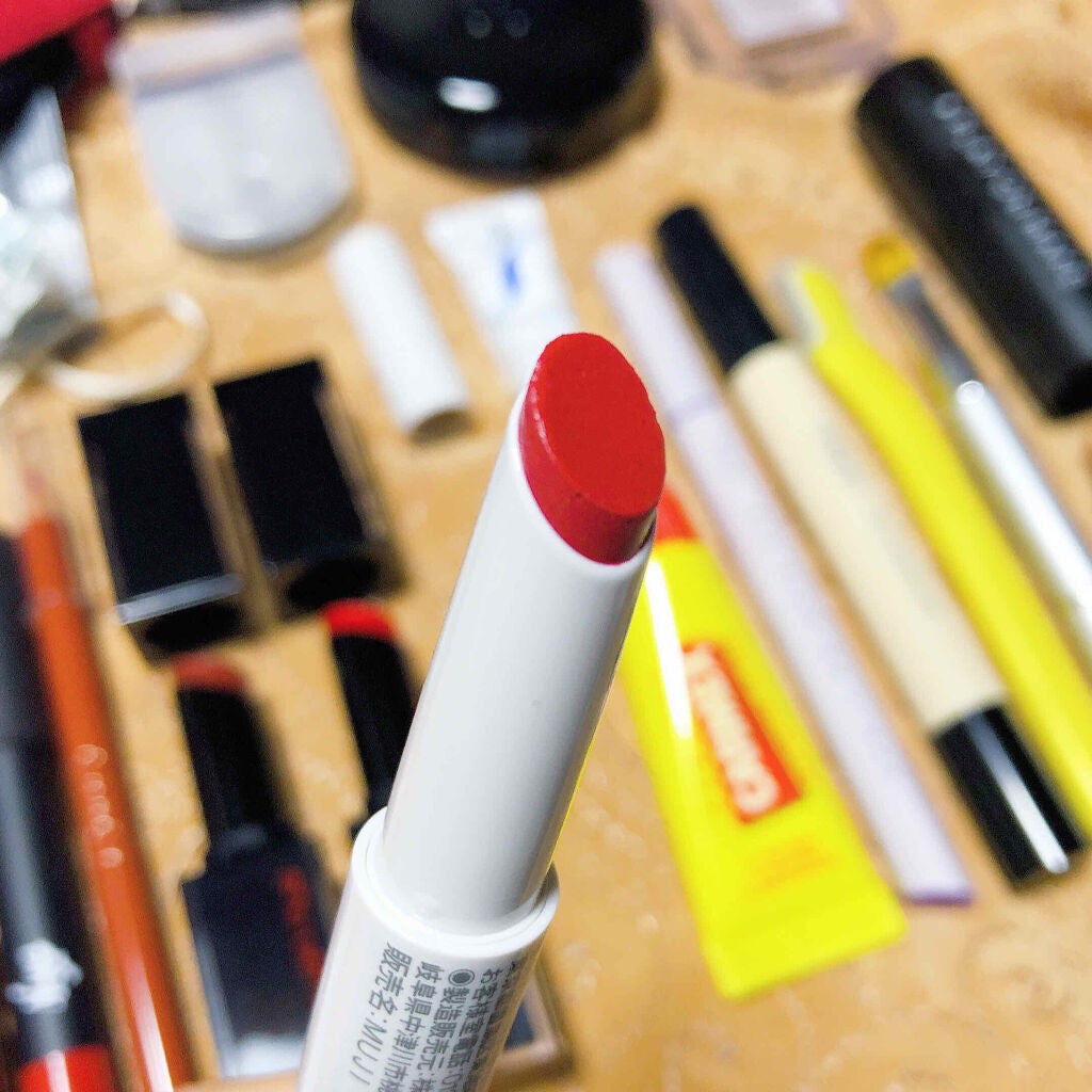 ルージュ アンリミテッド マット/shu uemura/口紅を使ったクチコミ(3枚目)