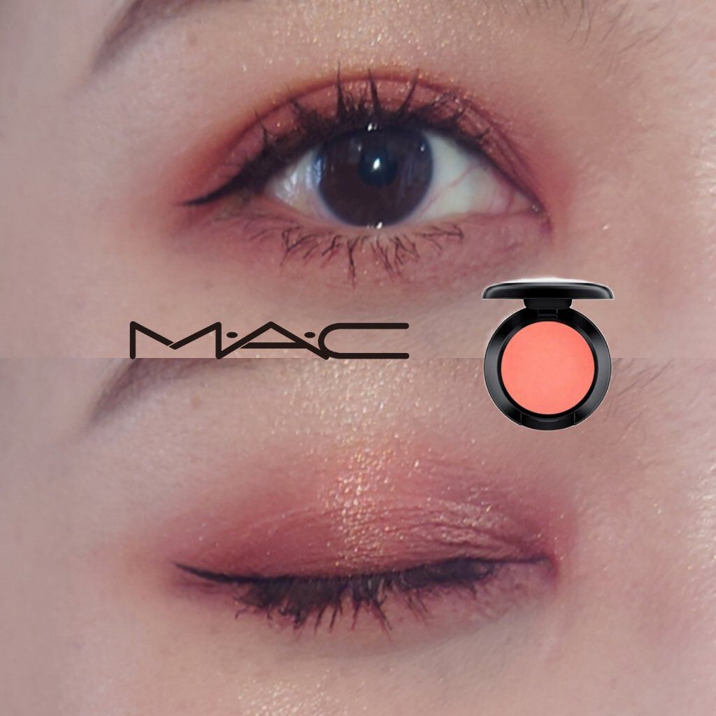 パウダー キス アイシャドウ デボーテッド トゥ チリ/M・A・C/単色アイシャドウを使ったクチコミ（1枚目）