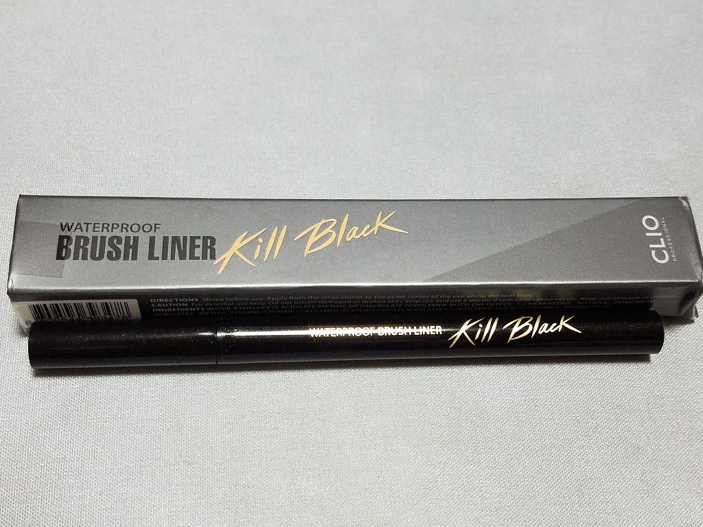 スーパープルーフ ペン ライナー/CLIO/リキッドアイライナーを使ったクチコミ（1枚目）