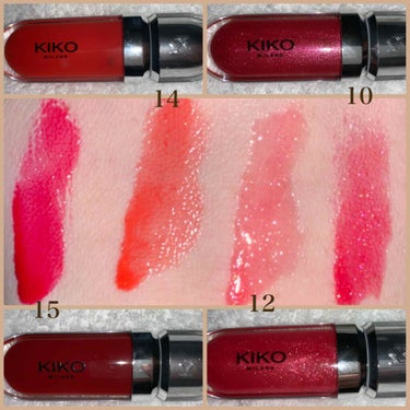 3D hydra lipgloss/KIKO/リップグロスを使ったクチコミ（2枚目）