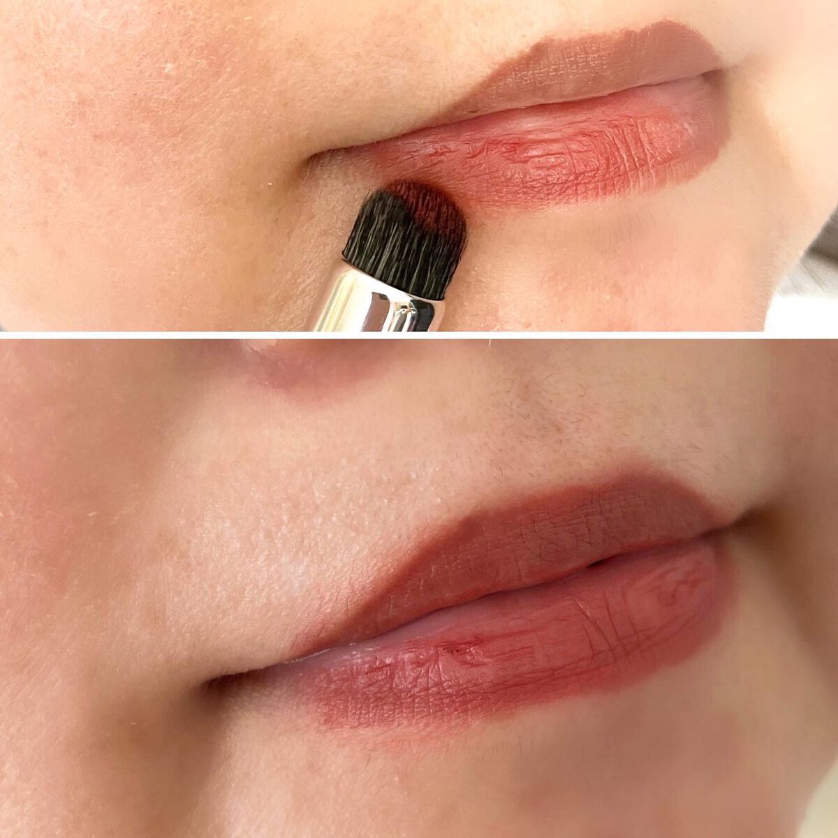 マスキング ティント リップス スモーキーサンライズ/ブリリアージュ/リップティントを使ったクチコミ（2枚目）