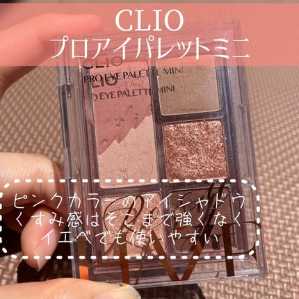 プロ アイパレット ミニ/CLIO/アイシャドウパレットを使ったクチコミ(5枚目)