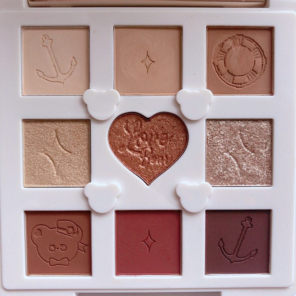 Love Bear 9色 アイシャドウパレット/FlowerKnows/アイシャドウパレットを使ったクチコミ(3枚目)