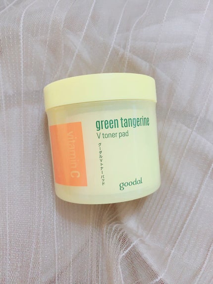 グリーンタンジェリン ビタCダークスポットケアパッド/goodal/トナーパッドを使ったクチコミ(1枚目)