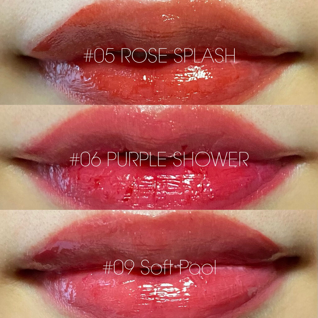 グラスティングウォーターティント/rom&nd/リップティントを使ったクチコミ（3枚目）