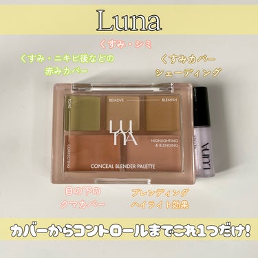 コンシールブレンダーパレット 01 クリアカバー/LUNA/パレットコンシーラーを使ったクチコミ（1枚目）