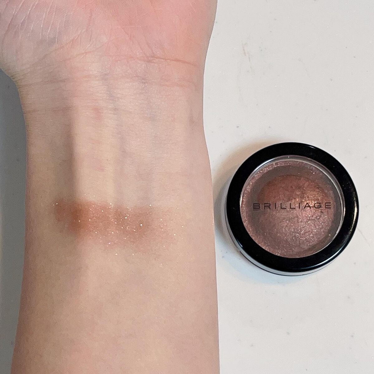 クチュールシャドーフォーアイズ コッパーブラウン/ブリリアージュ/ジェル・クリームアイシャドウを使ったクチコミ（3枚目）