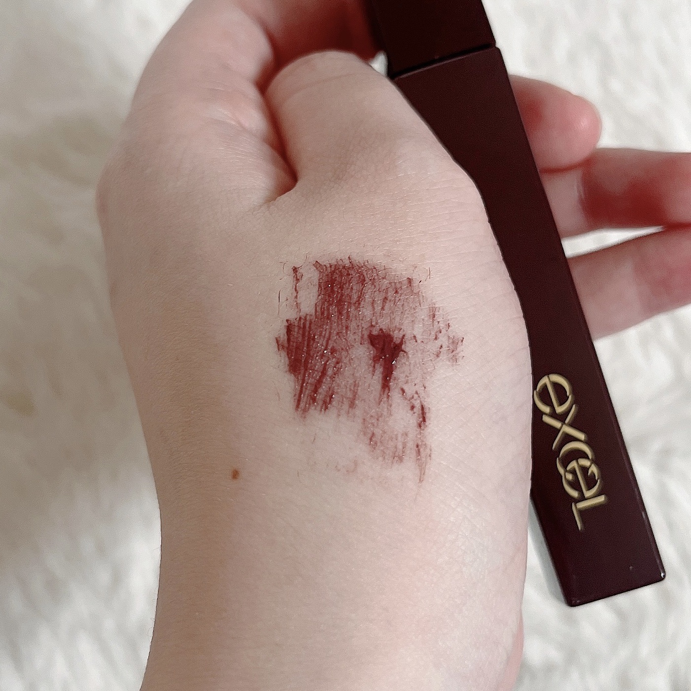 excel ロング＆カラード ラッシュのクチコミ「🧸‪excel ロング＆カラード ラッシュ LC02 クランベリー


﹏﹏﹏﹏﹏﹏﹏﹏﹏﹏﹏.....」（2枚目）