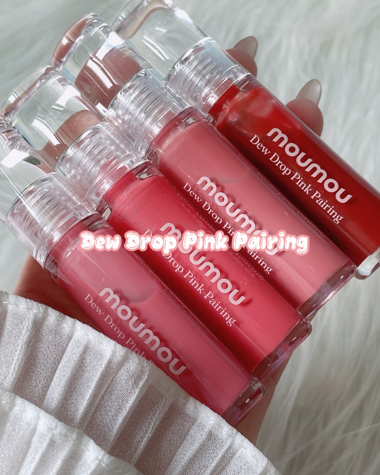 Dew Drop Pink Pairing/moumou/リップグロスを使ったクチコミ（1枚目）