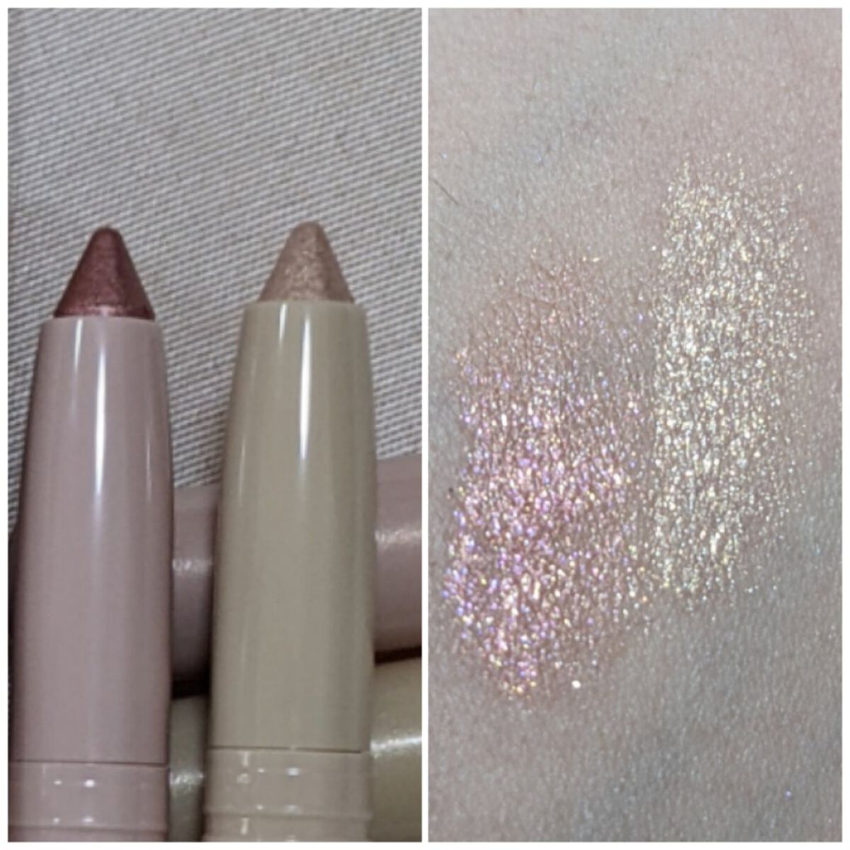 スティックラメシャドウ/ドーリーウインク/スティックアイシャドウを使ったクチコミ（2枚目）