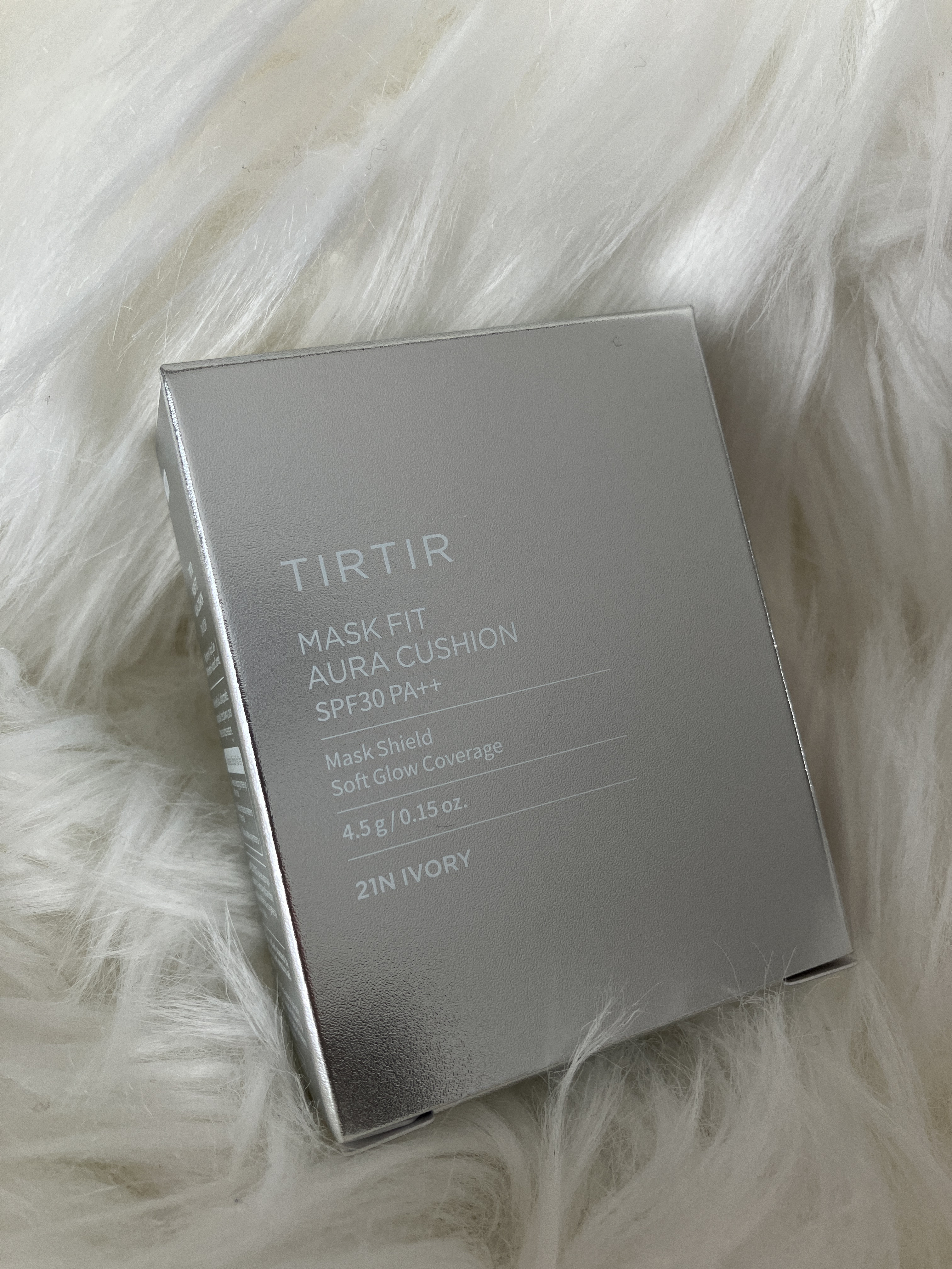 マスクフィットオーラクッション 21N アイボリー(IVORY)(ミニ)/TIRTIR(ティルティル)/クッションファンデーションを使ったクチコミ（1枚目）