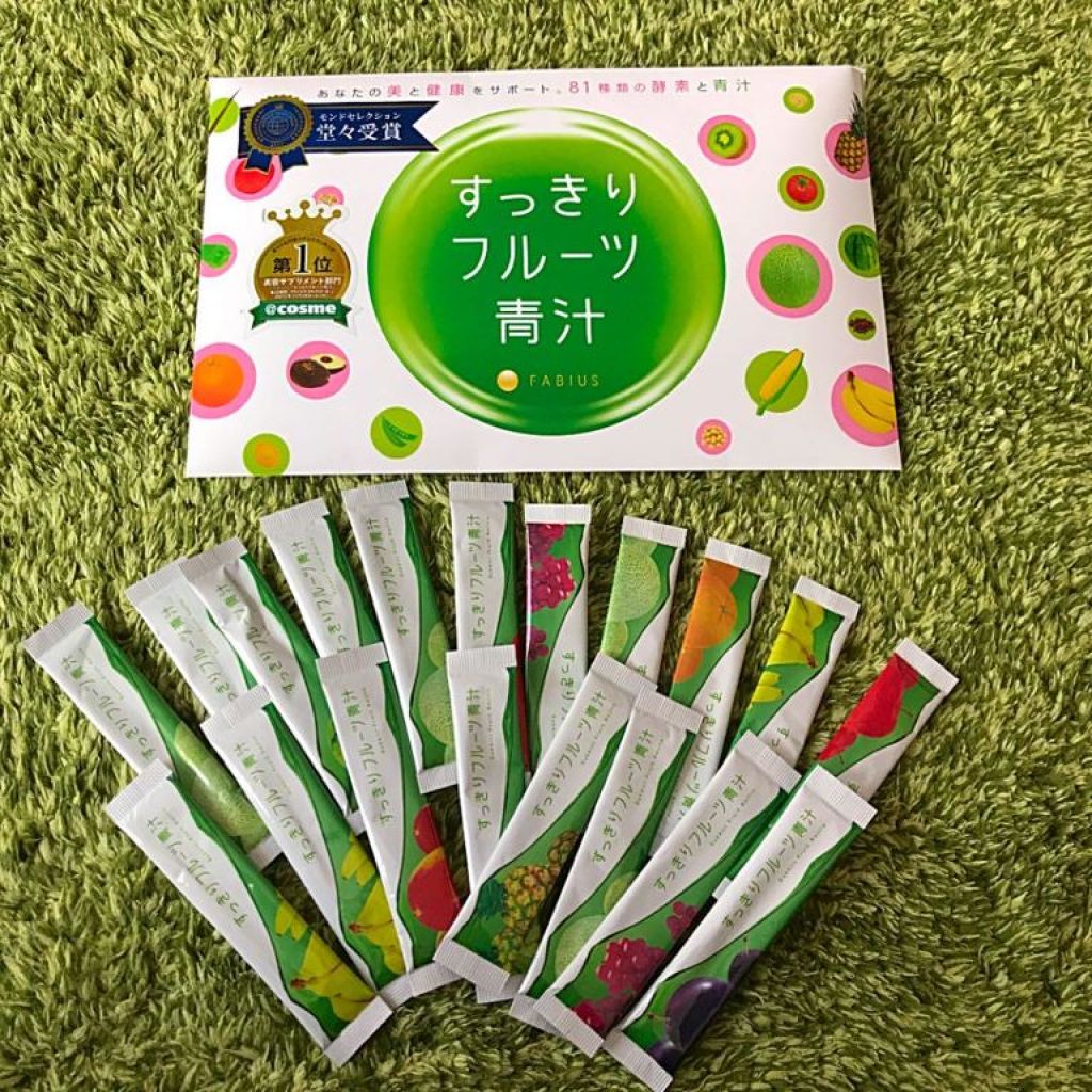 すっきりフルーツ青汁/FABIUS/青汁を使ったクチコミ（1枚目）