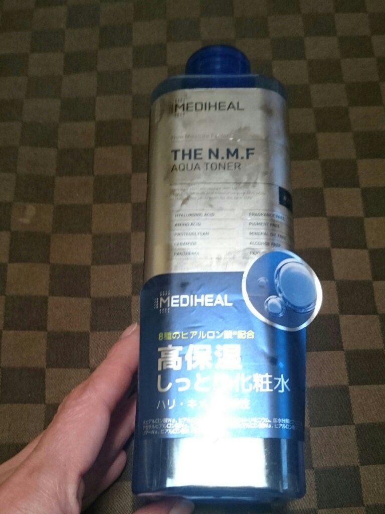 MEDIHEAL THE N.M.F アクア トナーのクチコミ「❇MEDIHEAL❇
❇THE N.M.F アクア トナー❇
500mL💜
使いきりました✌
.....」（1枚目）