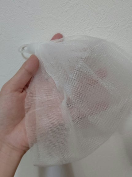 洗顔用泡立てネット/無印良品/その他スキンケアグッズを使ったクチコミ(3枚目)