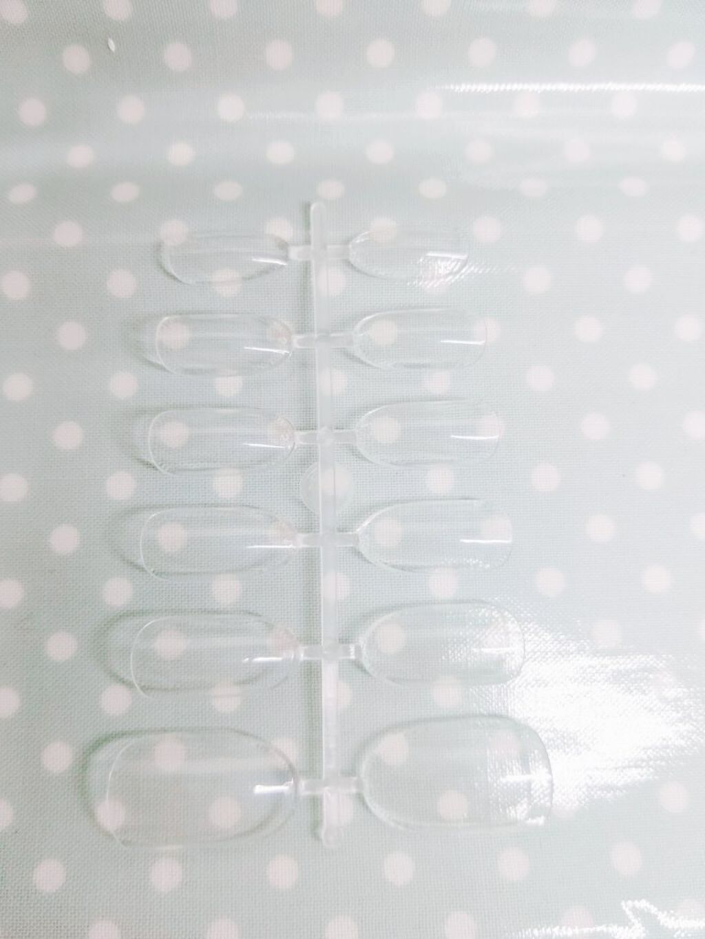 クリアネイルチップ/セリア/ネイルチップ・パーツを使ったクチコミ（3枚目）