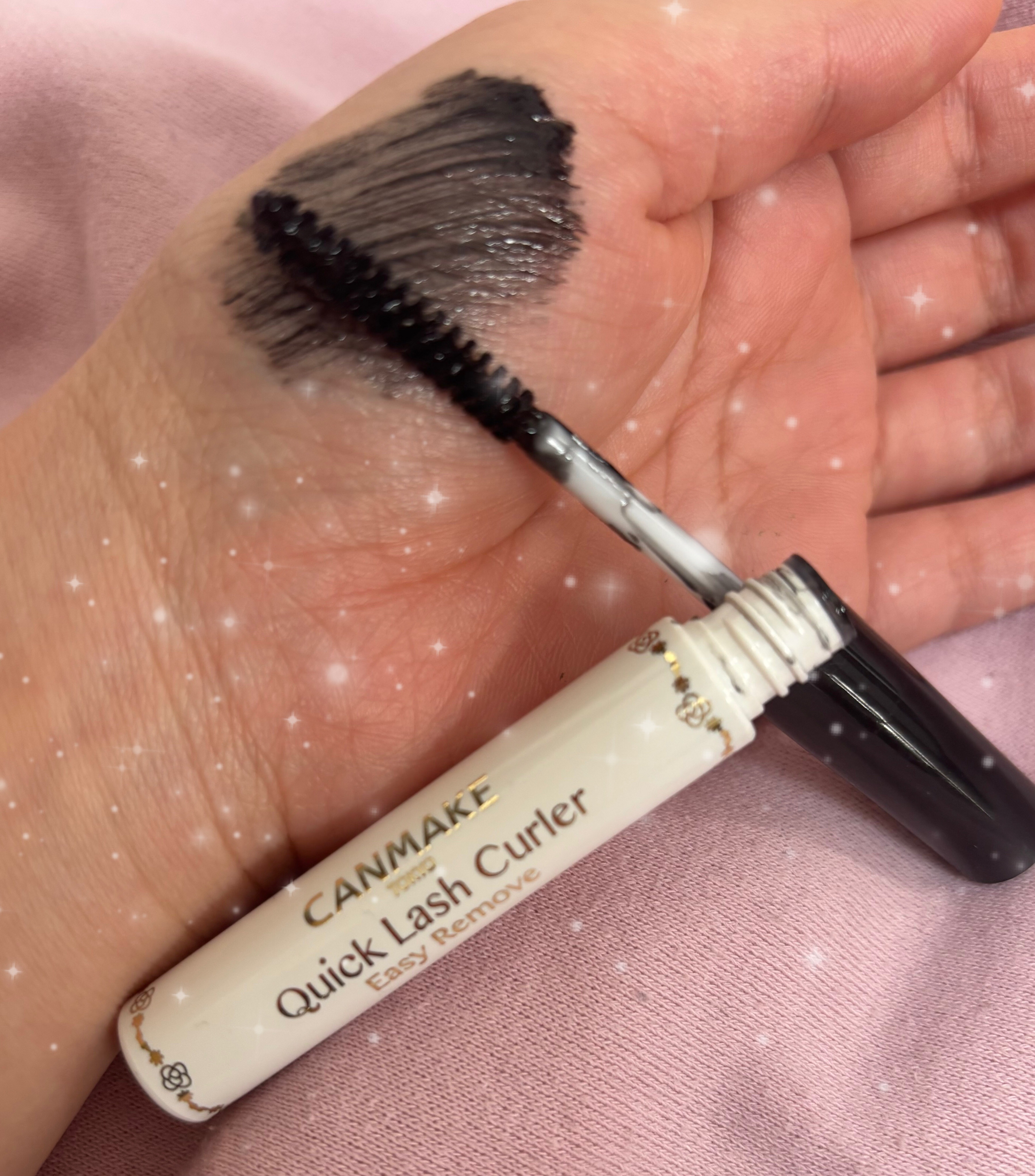 クイックラッシュカーラーER 02 ブラック/キャンメイク/マスカラ下地を使ったクチコミ（1枚目）