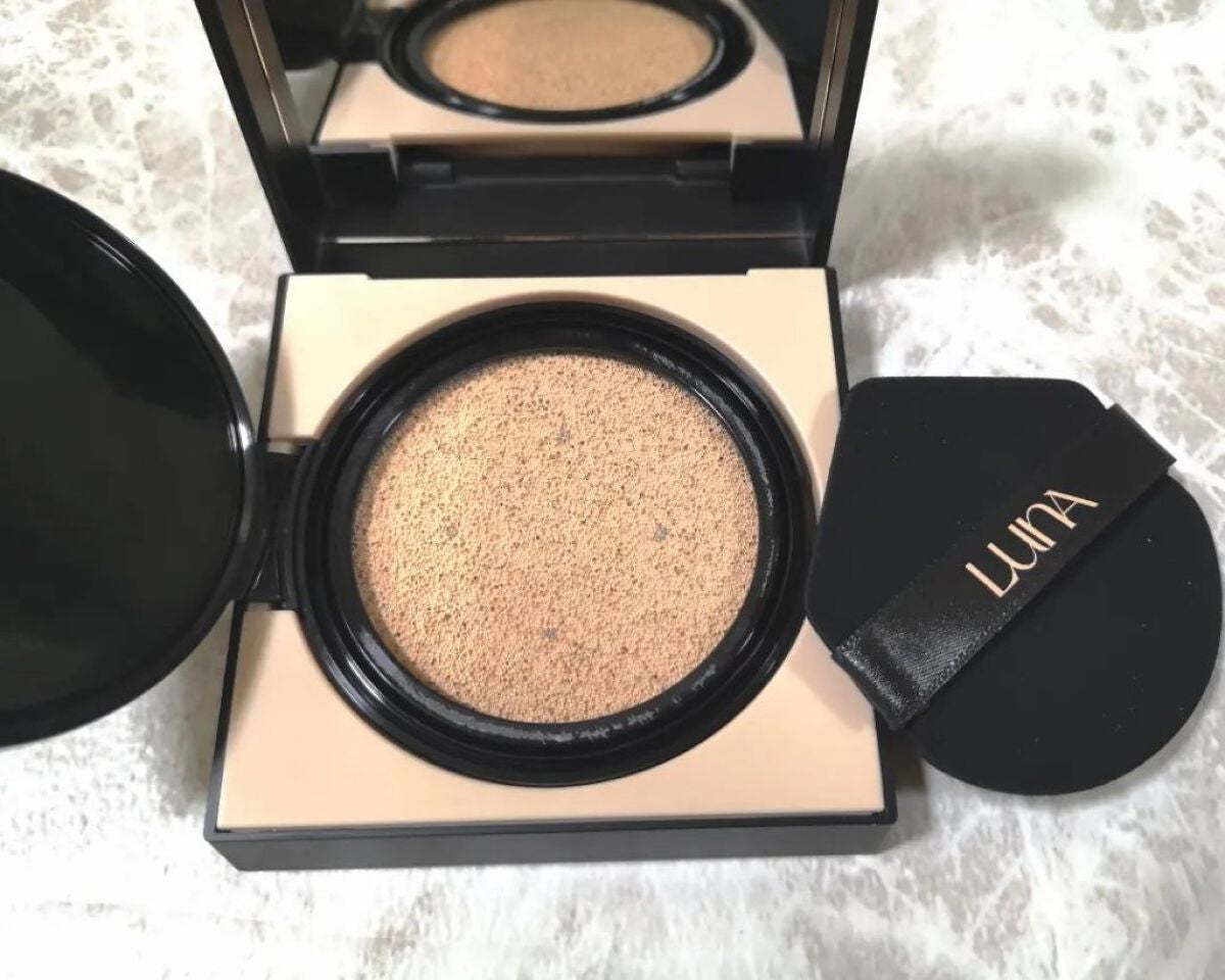 ロングラスティングコンシールフィクシングクッション /LUNA/クッションファンデーションを使ったクチコミ(3枚目)