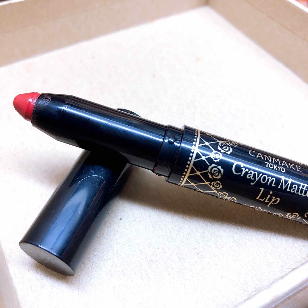クレヨンマットリップ/キャンメイク/口紅を使ったクチコミ(2枚目)