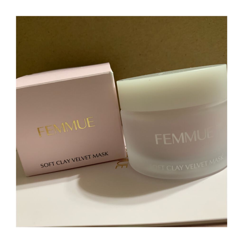 ソフトクレイ ベルベットマスク/FEMMUE/洗い流すパック・マスクを使ったクチコミ（1枚目）