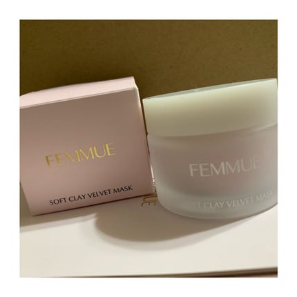 ソフトクレイ ベルベットマスク/FEMMUE/洗い流すパック・マスクを使ったクチコミ(1枚目)