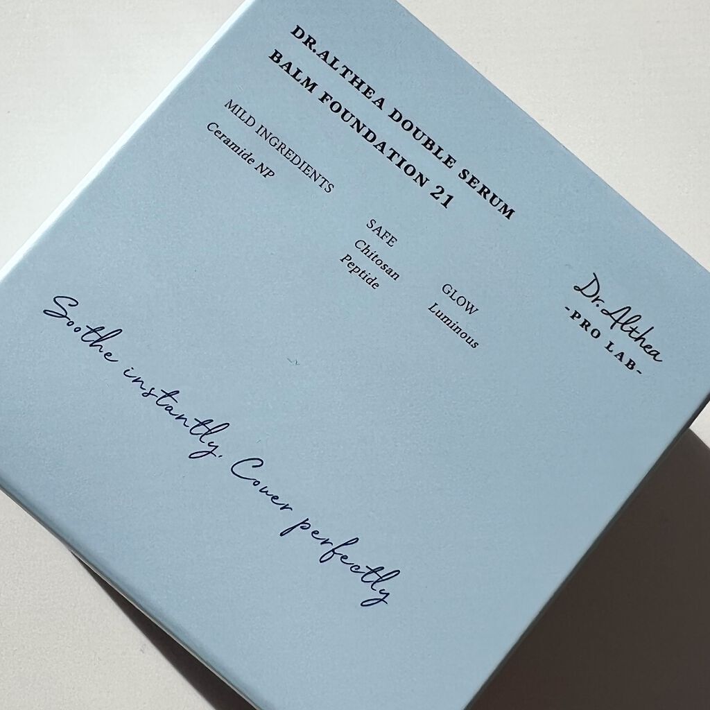 ダブル セラム バーム ファンデーション/Dr.Althea/クリーム・エマルジョンファンデーションを使ったクチコミ(2枚目)