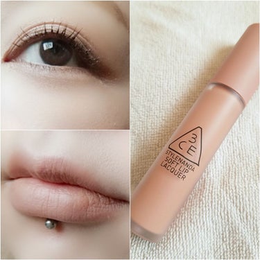 3CE SOFT LIP LACQUER #NEUTRAL AVENUE/3CE/口紅を使ったクチコミ（1枚目）