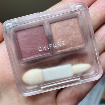 ツイン カラー アイシャドウ/ちふれ/アイシャドウパレットを使ったクチコミ(2枚目)