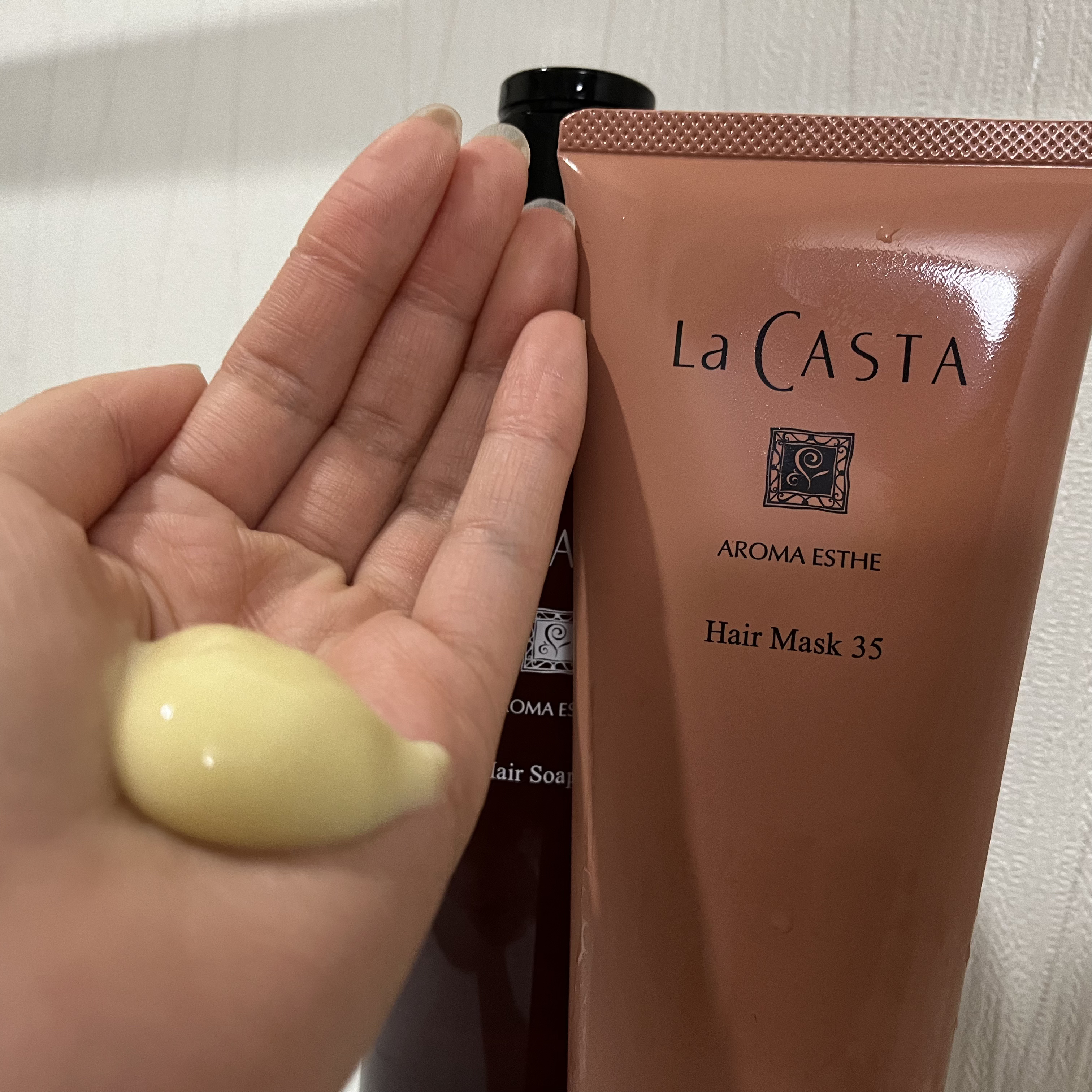 アロマエステ ヘアソープ／ヘアマスク35/ラ・カスタ/市販シャンプーを使ったクチコミ（3枚目）