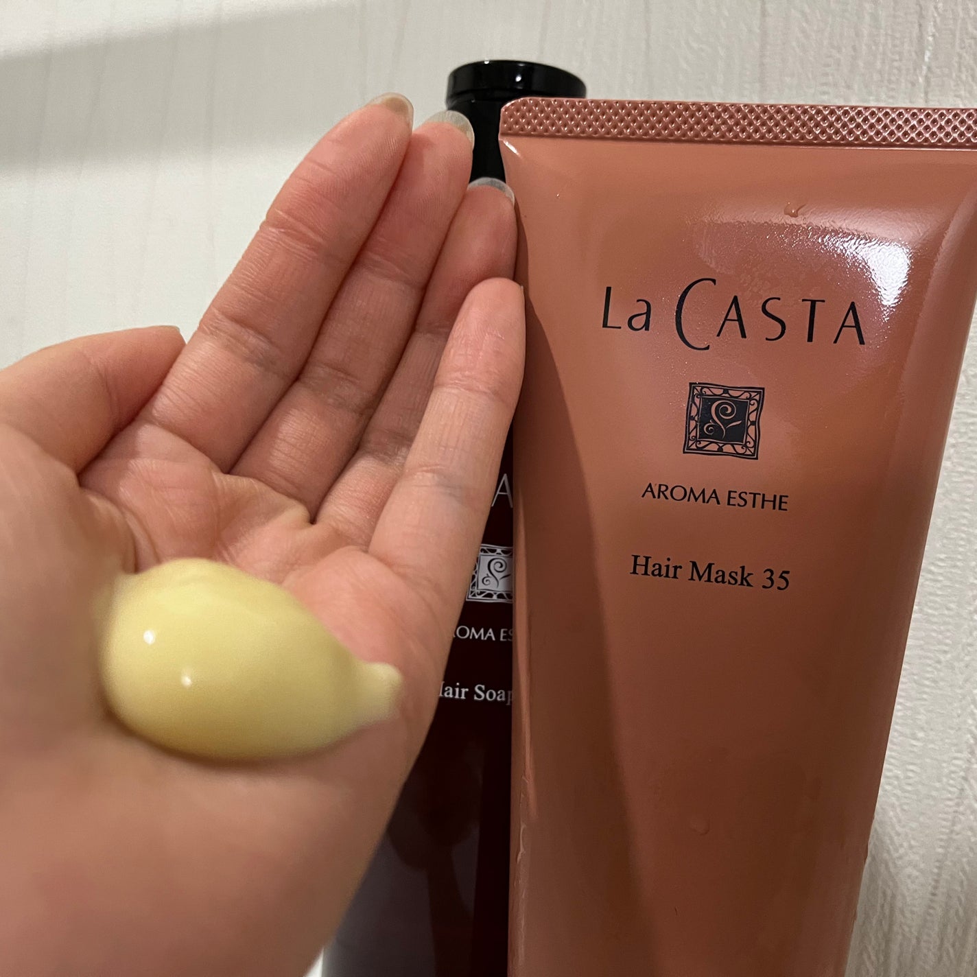 アロマエステ ヘアソープ/ヘアマスク35/ラ・カスタ/市販シャンプーを使ったクチコミ(3枚目)