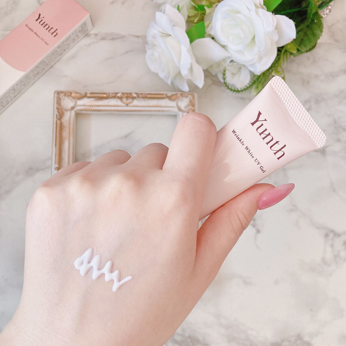 リンクル美白UVジェル /Yunth/日焼け止め・UVケアを使ったクチコミ(2枚目)