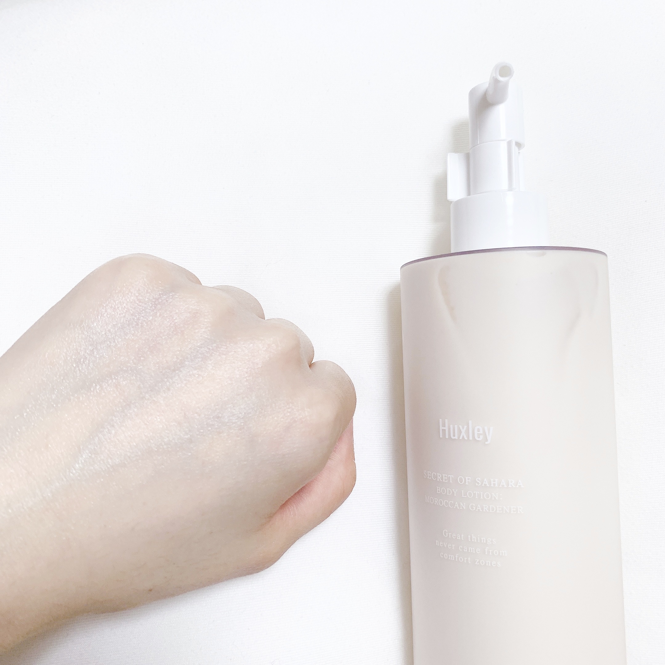 ボディローション； モロッカンガーデナー/Huxley/ボディローションを使ったクチコミ（3枚目）