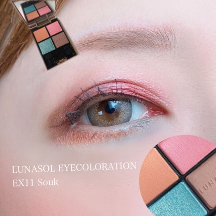 アイカラーレーション EX11 Souk(限定発売)/LUNASOL/アイシャドウパレットを使ったクチコミ(2枚目)