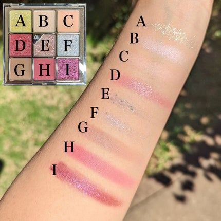 グリッターペディアアイパレット/unleashia/アイシャドウパレットを使ったクチコミ(3枚目)