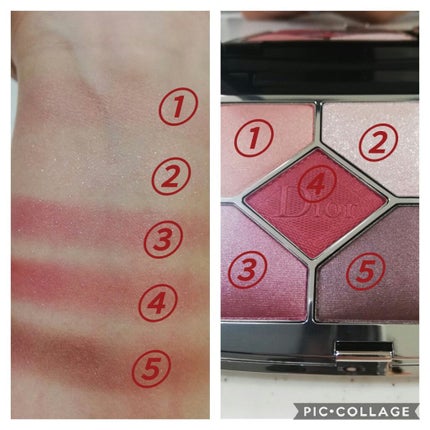 【旧】サンク クルール クチュール/Dior/アイシャドウパレットを使ったクチコミ(2枚目)