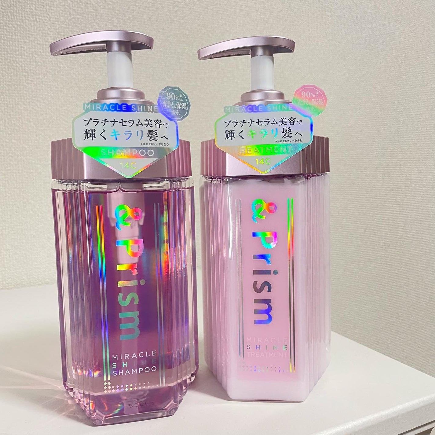 ミラクル シャイン シャンプー/ヘアトリートメント/&Prism/市販シャンプーを使ったクチコミ(1枚目)