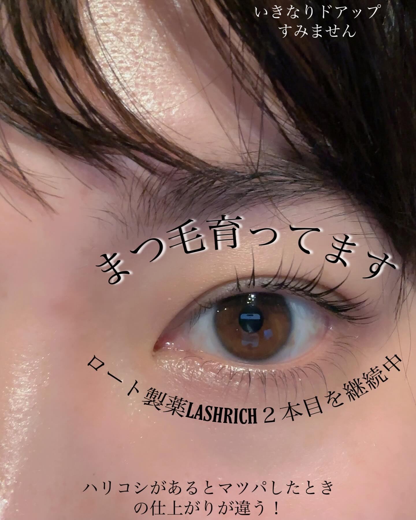 ラッシュリッチアイラッシュセラム/ロート製薬/まつげ美容液を使ったクチコミ（1枚目）