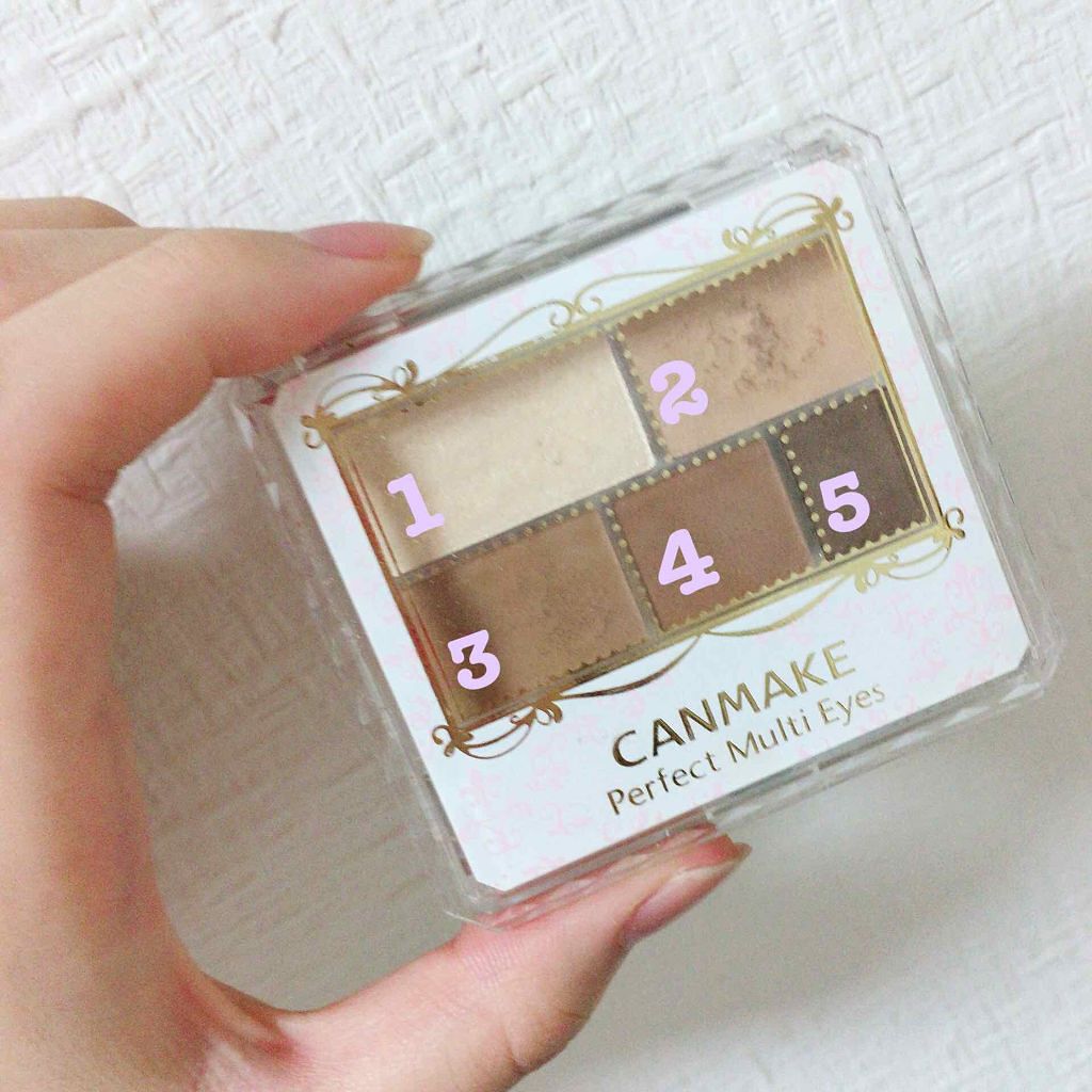 パーフェクトマルチアイズ/キャンメイク/アイシャドウパレットを使ったクチコミ(1枚目)