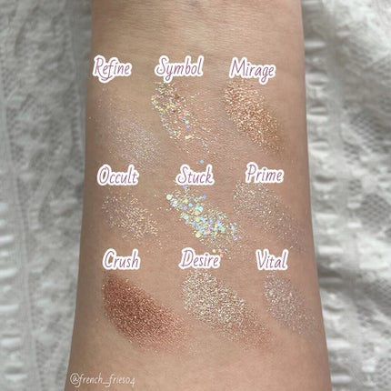 グリッターペディアアイパレット/unleashia/アイシャドウパレットを使ったクチコミ(4枚目)