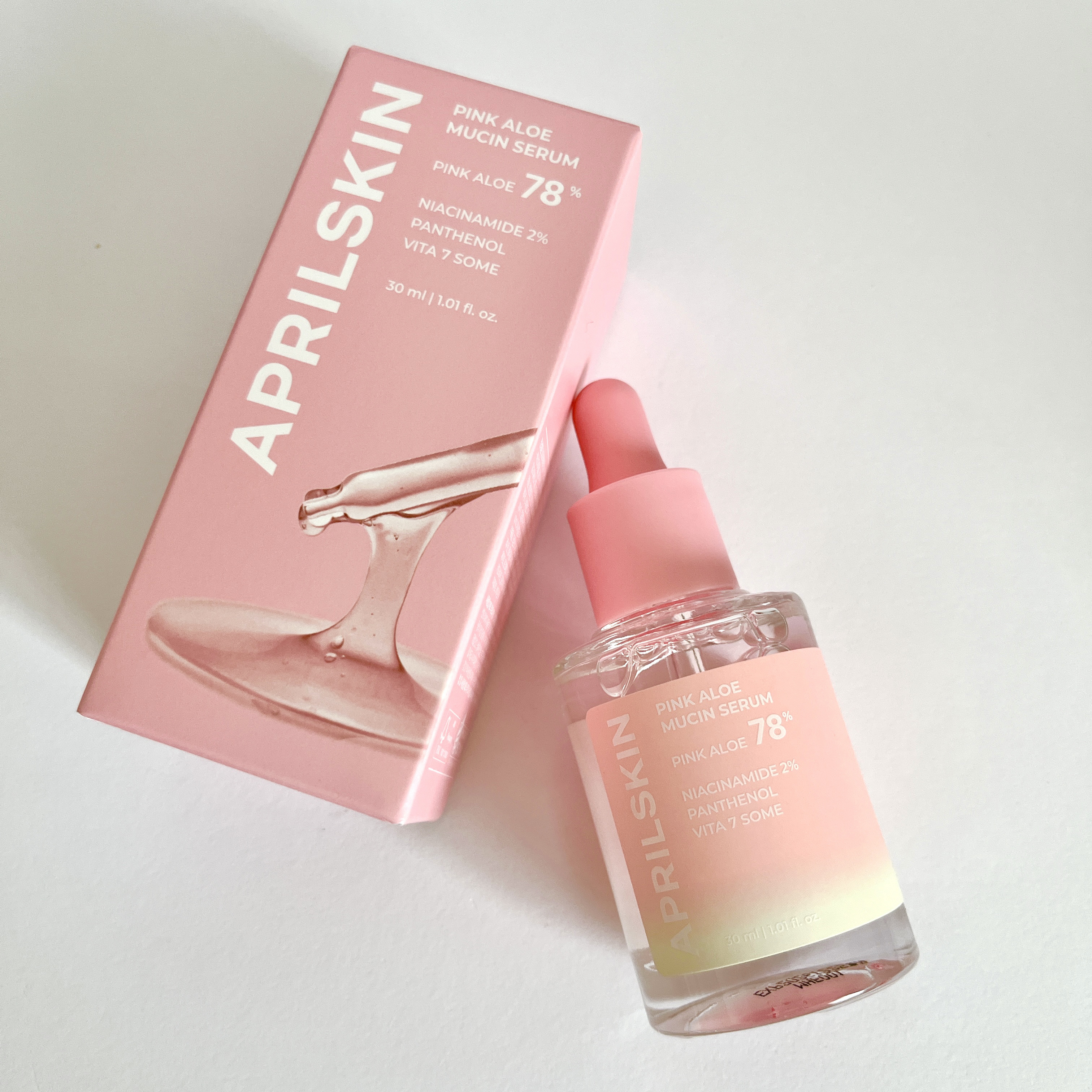 ピンクアロエムチンセラム/APRILSKIN/美容液を使ったクチコミ（1枚目）