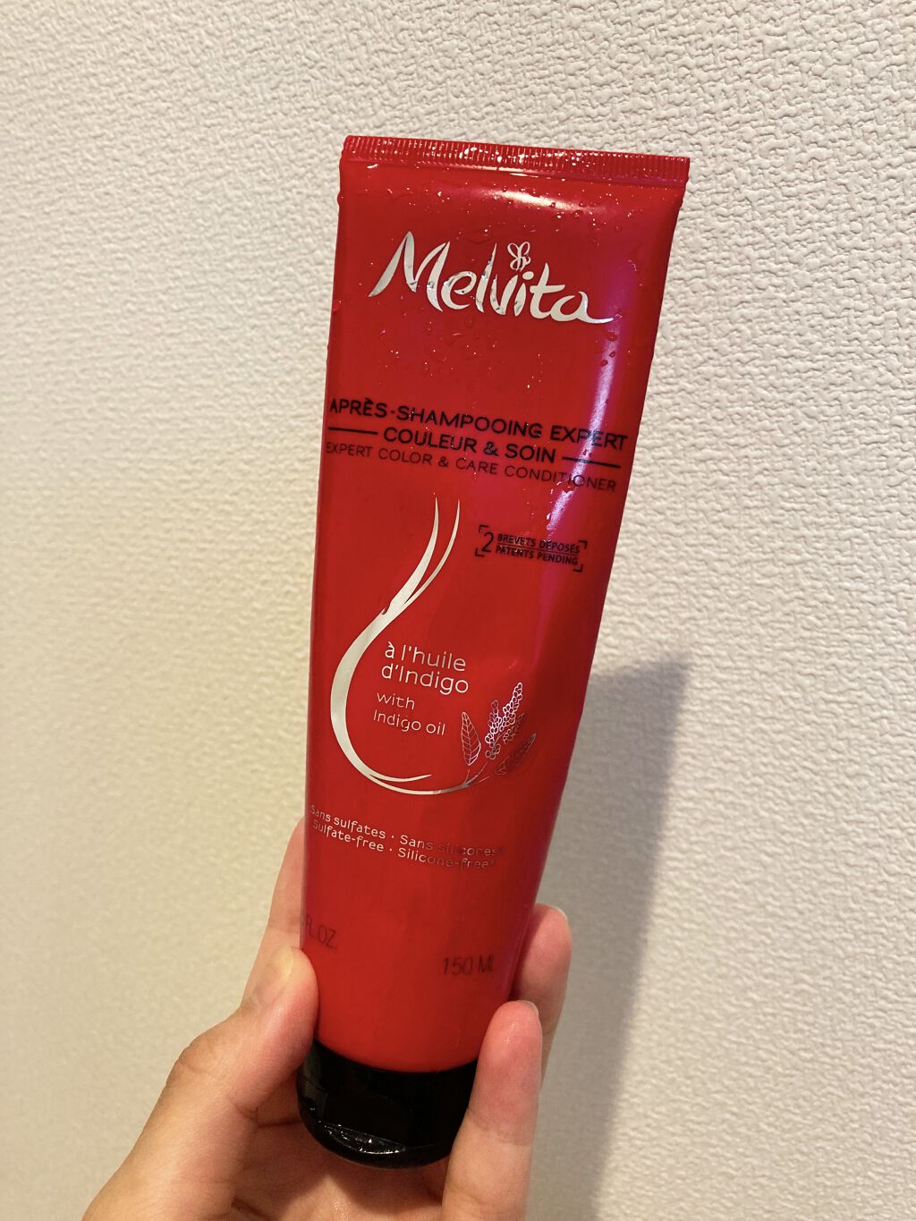 インディゴオイル シャンプー シャイン＆スカルプ／コンディショナー シャイン＆スカルプ/Melvita/市販シャンプーを使ったクチコミ（1枚目）