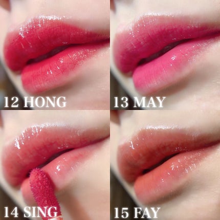 ホリカホリカ ハートクラッシュグローティントエアー/HOLIKA HOLIKA/リップティントを使ったクチコミ(3枚目)