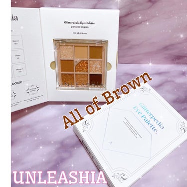 unleashia グリッターペディアアイパレットのクチコミ「UNLEASHIA
♡Gritterpedia Eye Palette♡
⁡
N゜2 All .....」（1枚目）