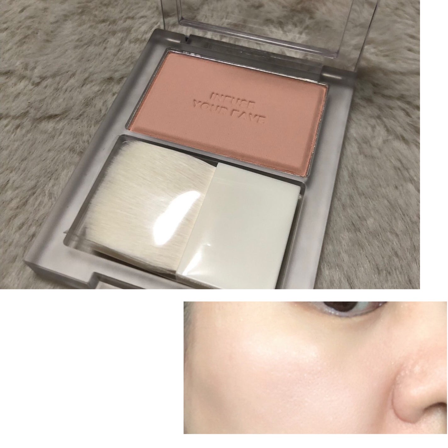 マイフェイブ インフュージング ブラッシュ/HOLIKA HOLIKA/パウダーチークを使ったクチコミ(3枚目)