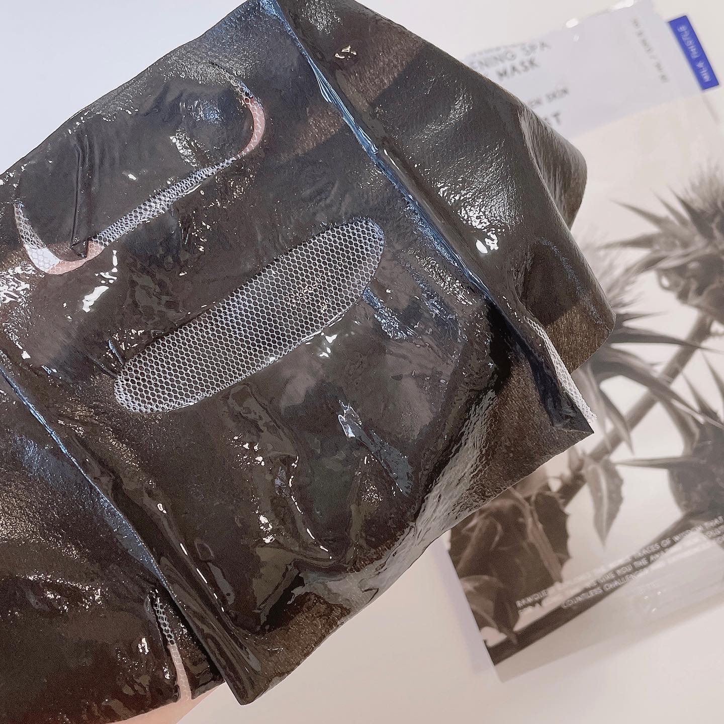 ミルクシスルブライトニングスパブラックマスク/RAWQUEST/シートマスク・パックを使ったクチコミ（3枚目）