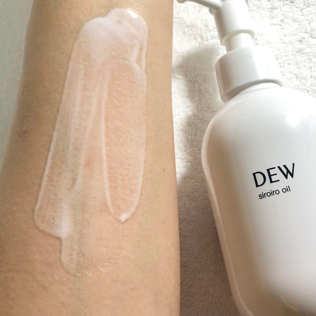 白色オイル/DEW/美容液を使ったクチコミ(4枚目)