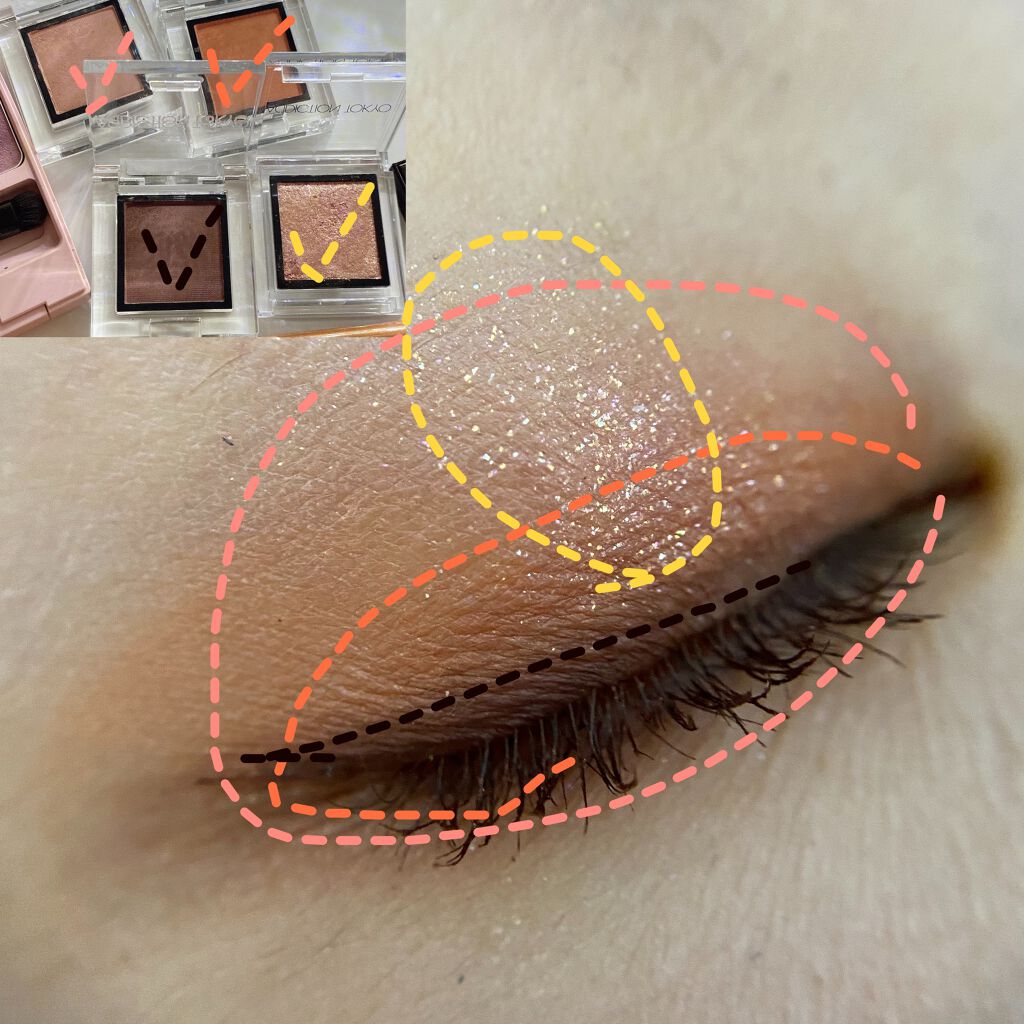 アディクション ザ アイシャドウ スパークル/ADDICTION/単色アイシャドウを使ったクチコミ(5枚目)