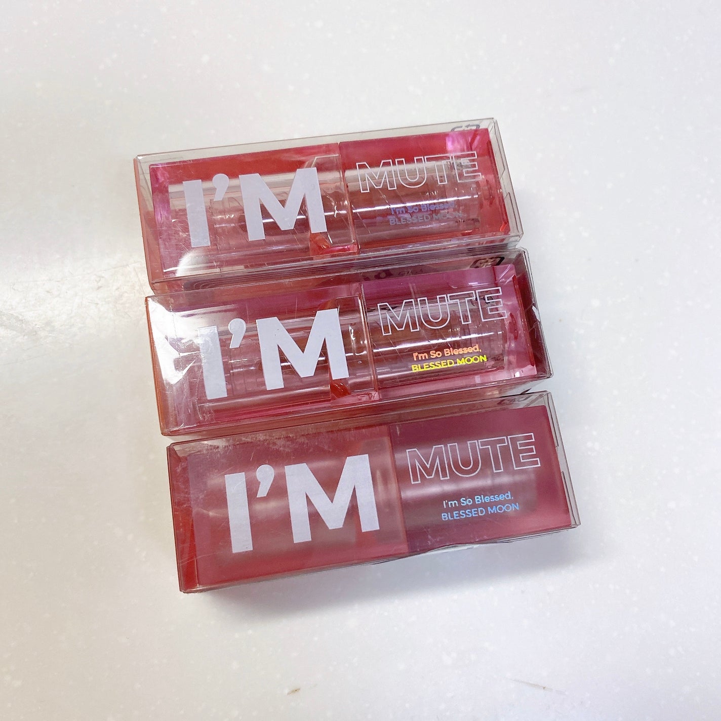 アイムミュートリップスティック/BLESSED MOON/口紅を使ったクチコミ(3枚目)