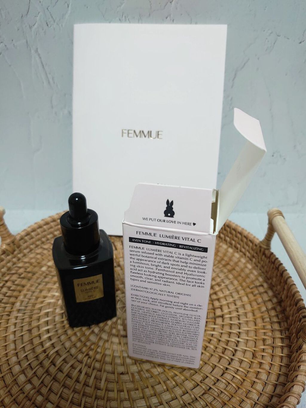 ルミエール ヴァイタルC/FEMMUE/ブースター・導入液を使ったクチコミ（2枚目）